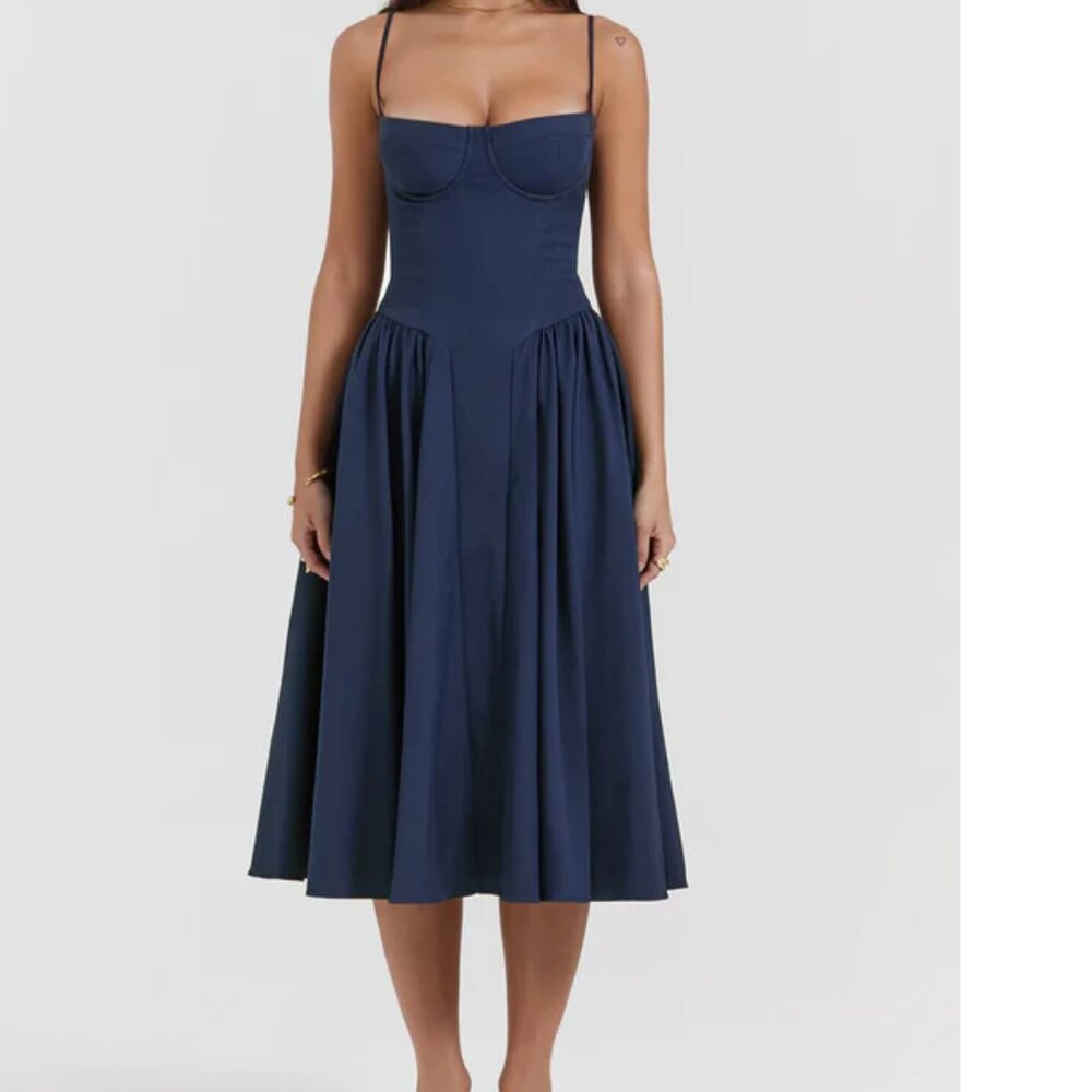 Chiara Corset Summer Midi Sundress